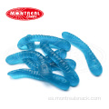 Blueberry Gummy Worms Cander Wholesale Jelly Candy